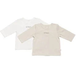 Marèse Lot de 2 Teeshirts ML Beige sarrazin