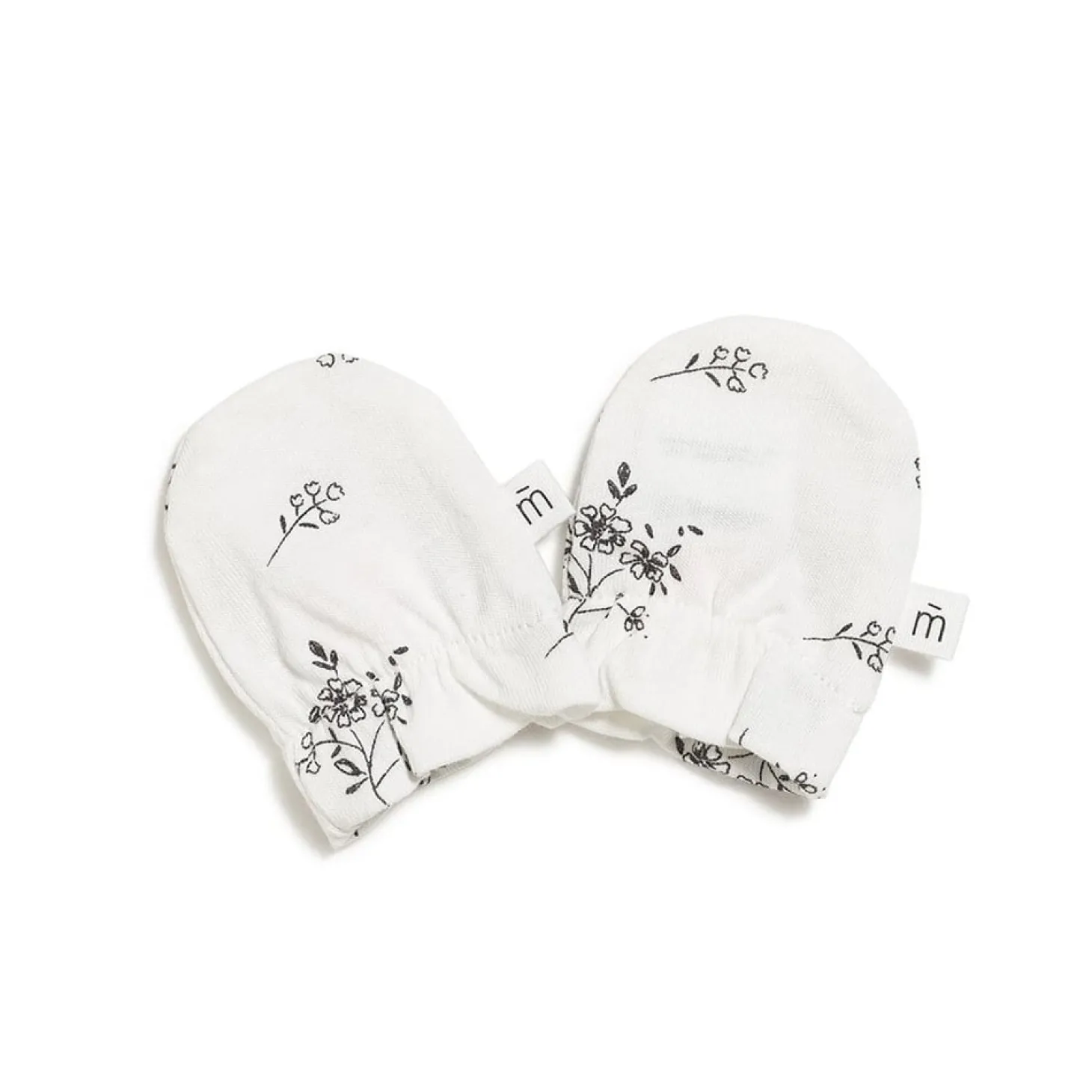 Marèse Moufles Imprime Romantic Blanc