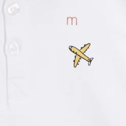 Marèse Polo manches courtes Escapade au soleil Blanc Fresh 18 mois