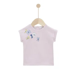 Marèse                    Tee-shirt Manches courtes la saison des lilas    Rose Lilas            6 mois