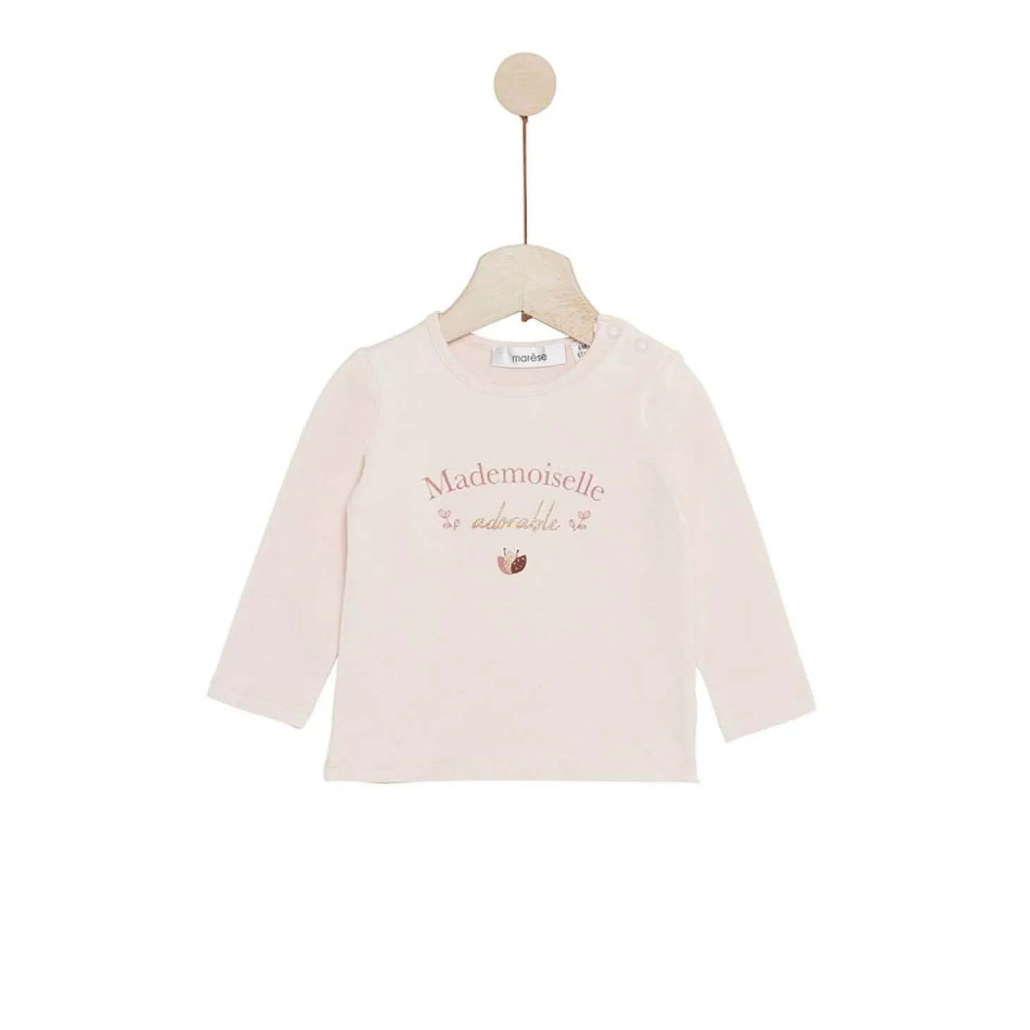 Marèse Tee-shirt manches longues Flower Mood rose silky 36 mois