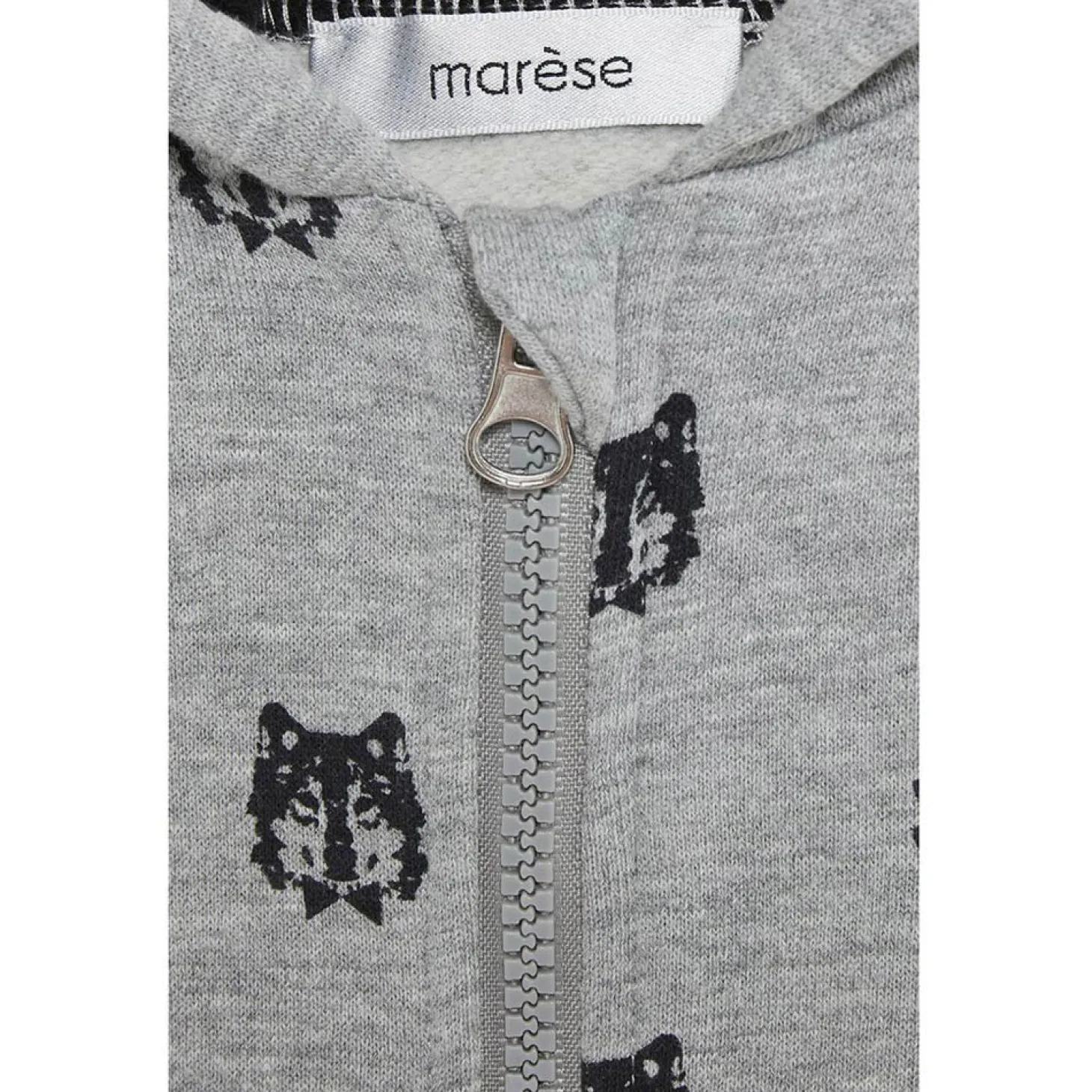 Marèse Veste avec capuche Mon grand loup marron hazelnut 36 mois