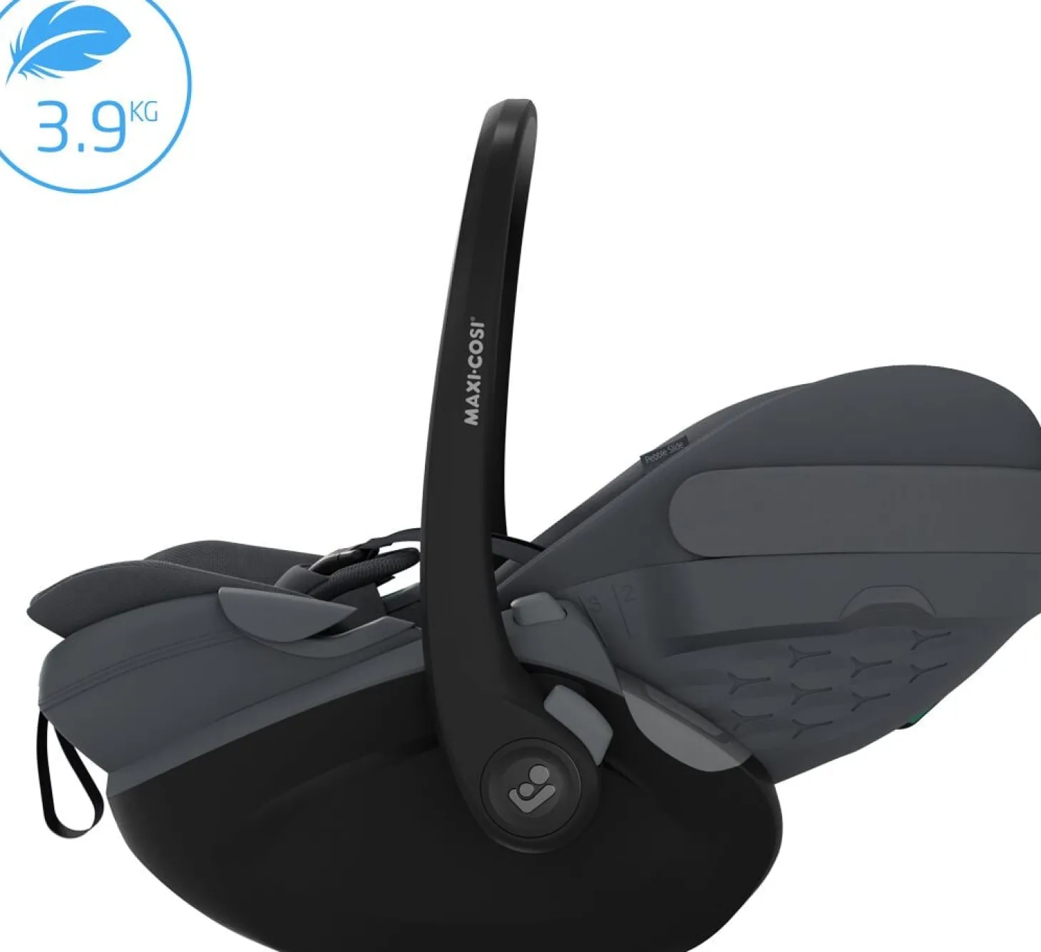 Maxi Cosi Coque Cosy Pebble slide pro Moon Graphite