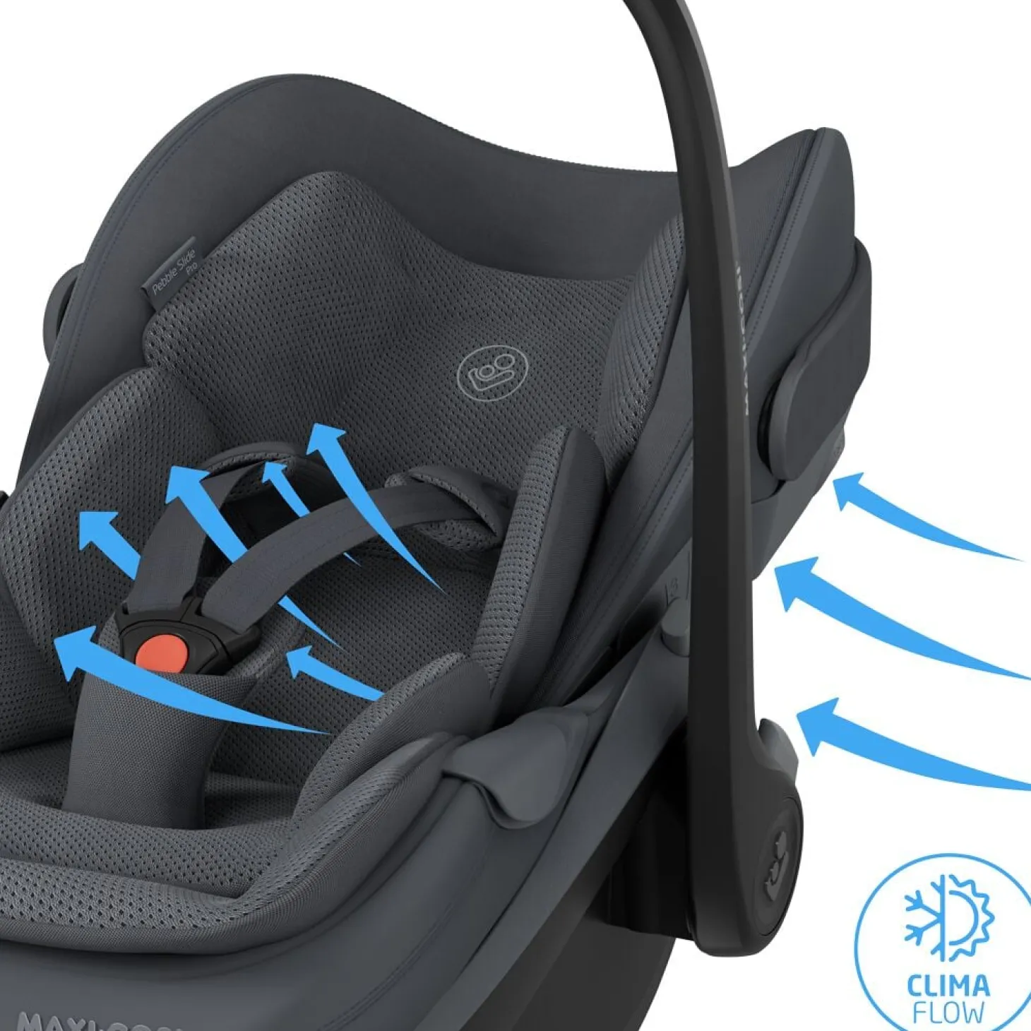 Maxi Cosi Coque Cosy Pebble slide pro Moon Graphite