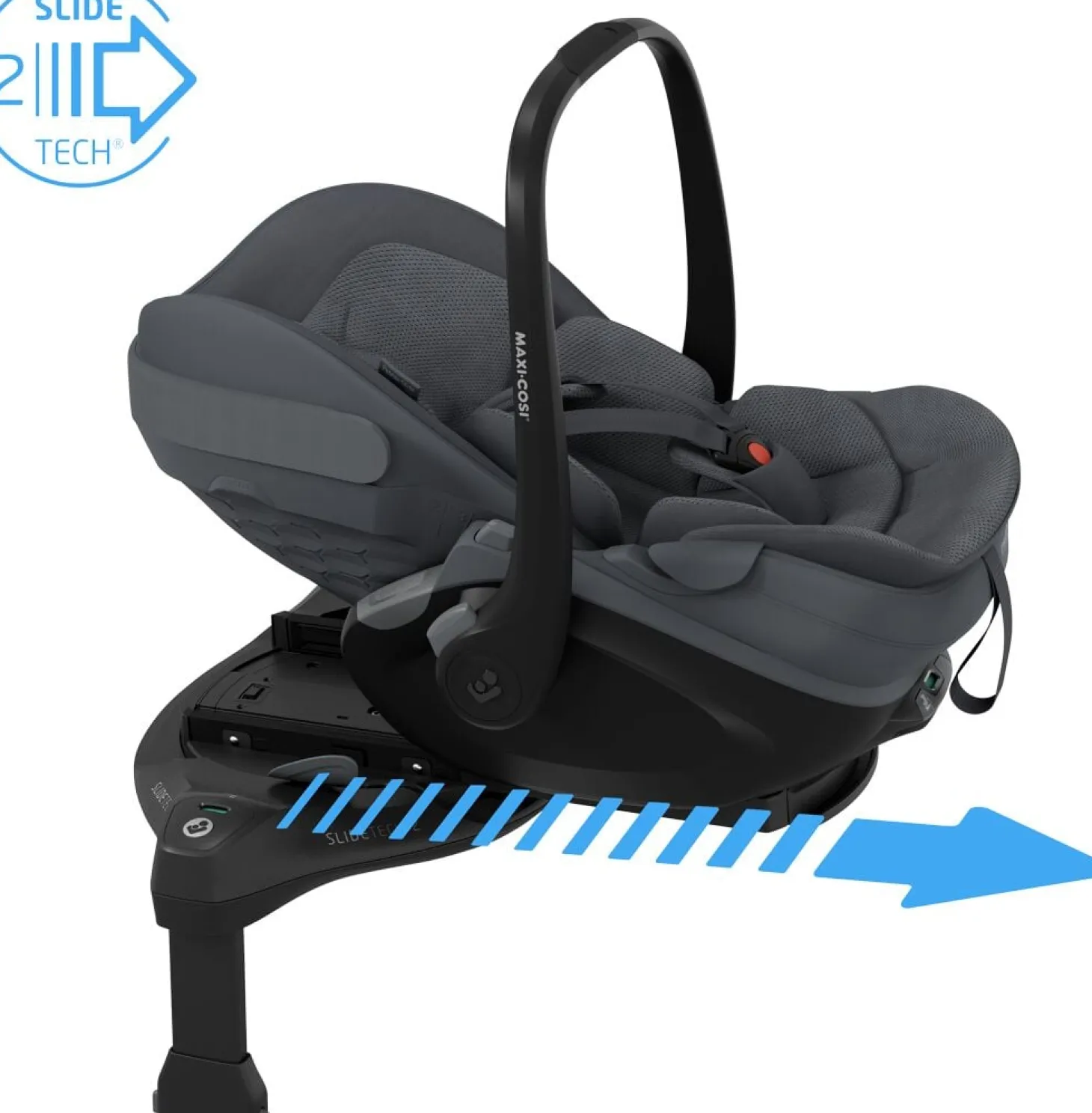 Maxi Cosi Coque Cosy Pebble slide pro Moon Graphite