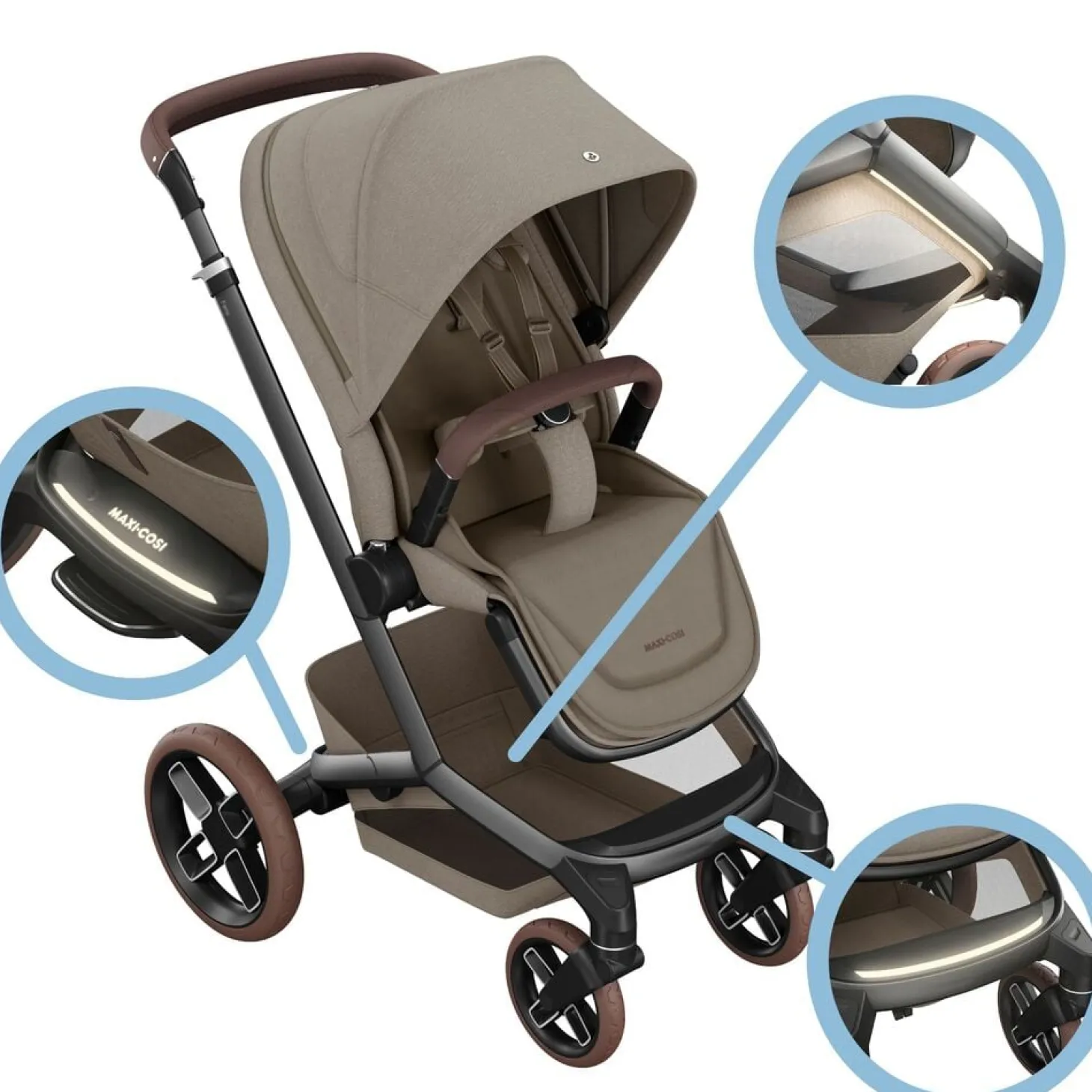 Maxi Cosi Poussette Fame Twillic Truffle