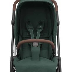 Maxi Cosi Poussette Leona 2 Twillic Green Frame / Brown Leather