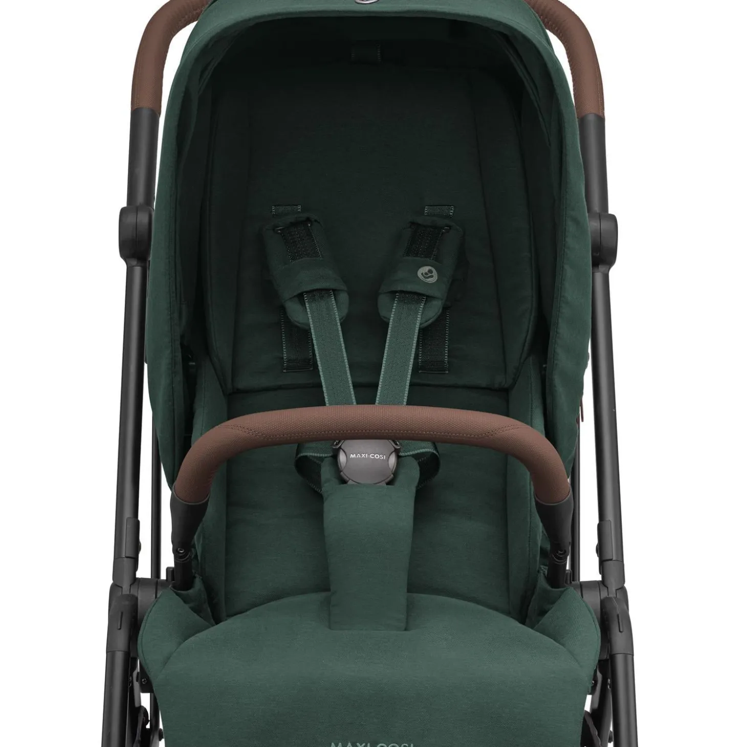 Maxi Cosi Poussette Leona 2 Twillic Green Frame / Brown Leather