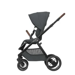 Maxi Cosi Poussette Oxford Twillic Graphite Dark Frame/Brown Leather