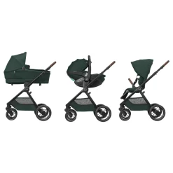 Maxi Cosi                    Poussette Oxford    Twillic Green Dark Frame/Brown Leather