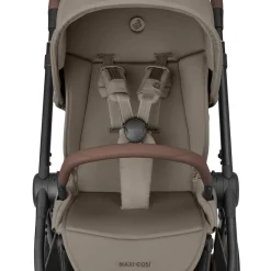 Maxi Cosi Poussette Oxford Twillic Truffle Dark Frame/Brown Leather