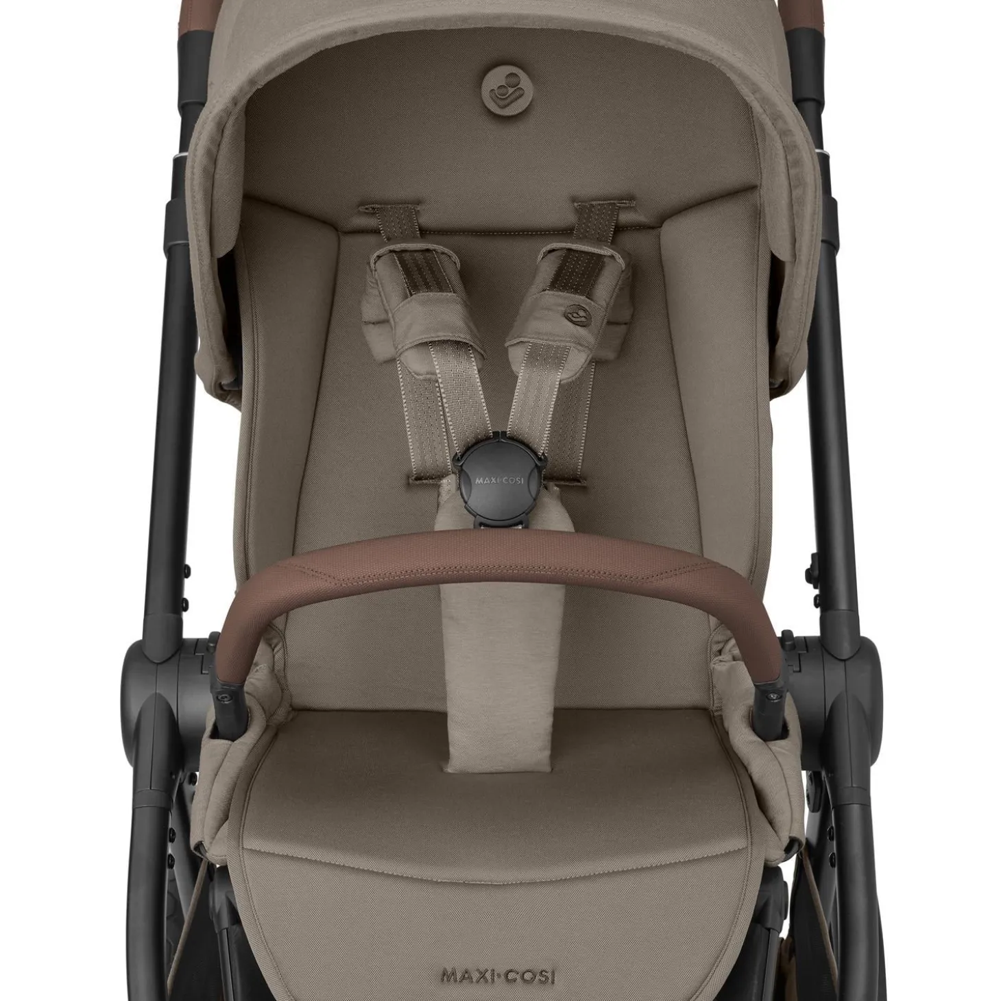 Maxi Cosi Poussette Oxford Twillic Truffle Dark Frame/Brown Leather