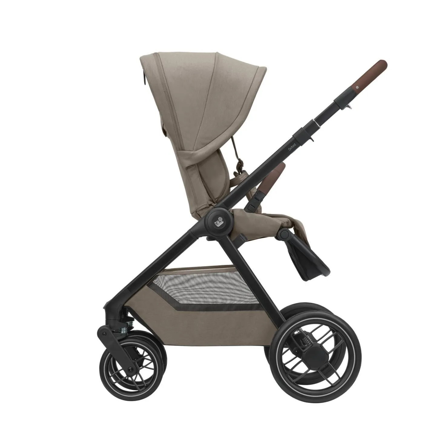 Maxi Cosi Poussette Oxford Twillic Truffle Dark Frame/Brown Leather