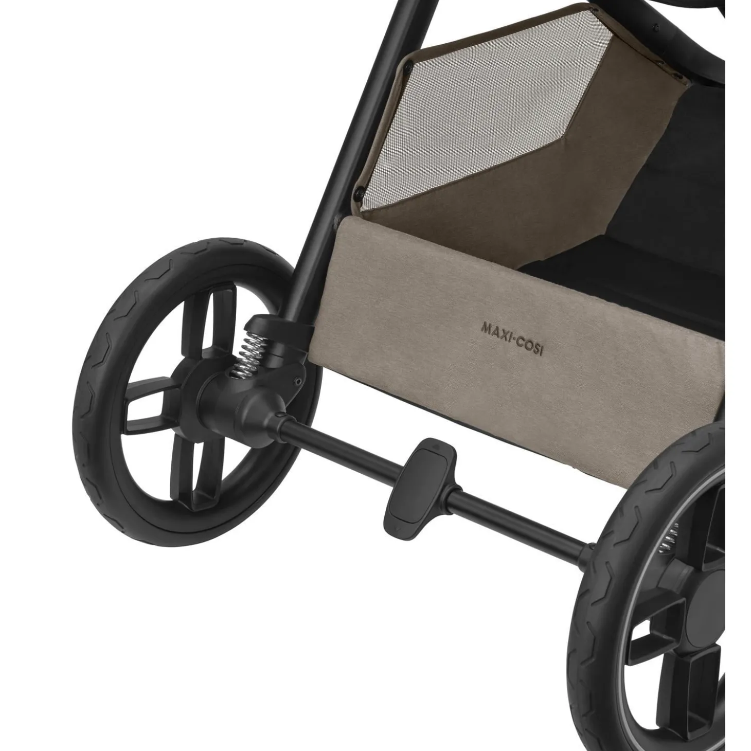 Maxi Cosi Poussette Oxford Twillic Truffle Dark Frame/Brown Leather