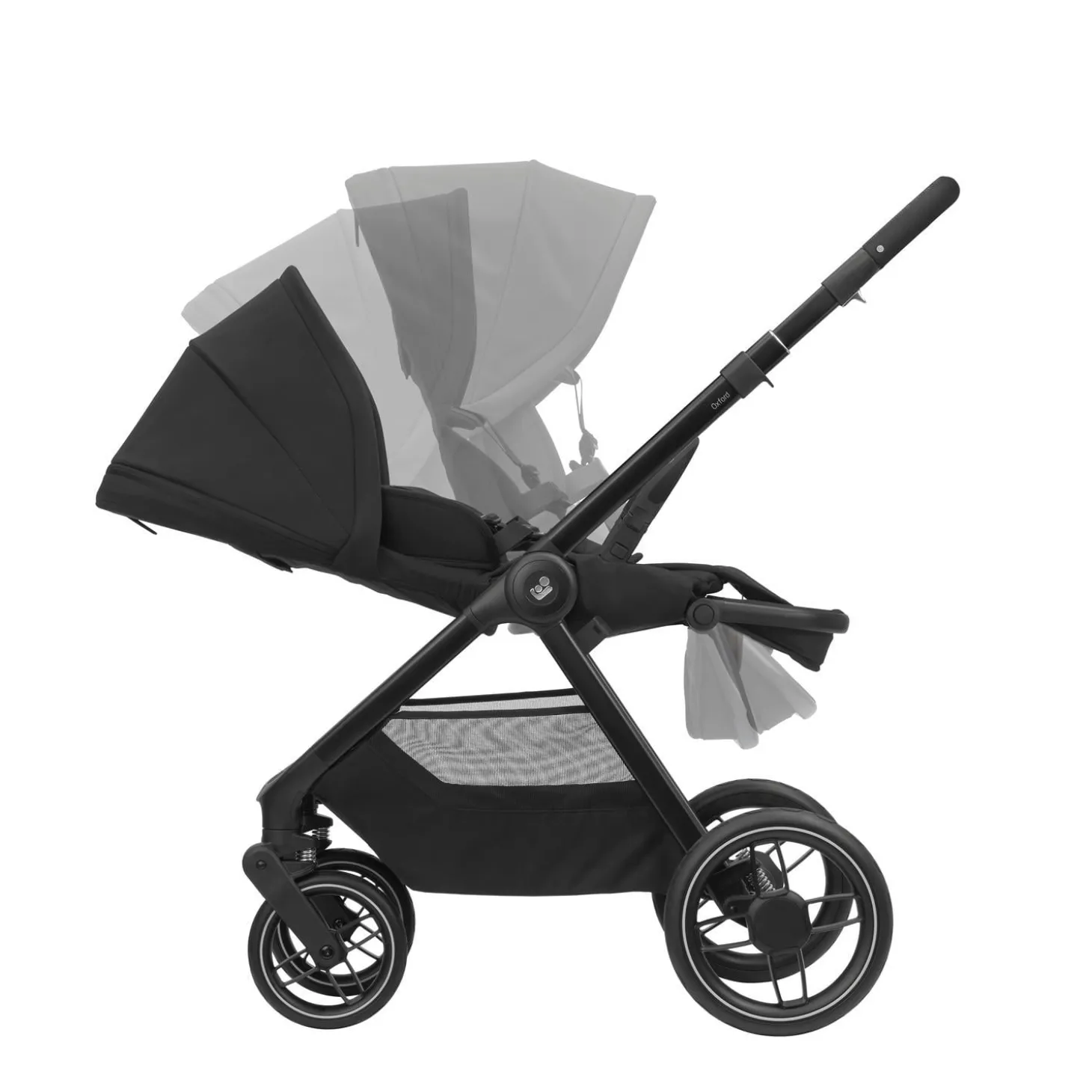 Maxi Cosi Poussette Oxford Twillic Black Dark Frame + Leather