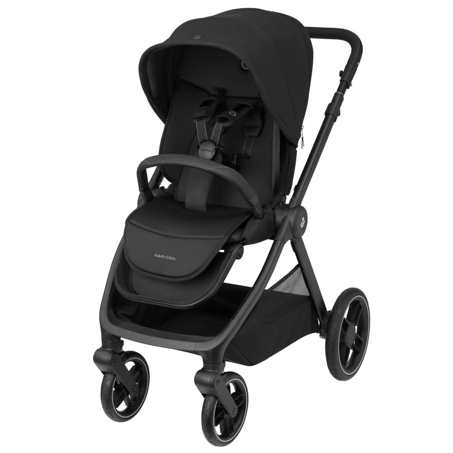 Maxi Cosi Poussette Oxford Twillic Black Dark Frame + Leather