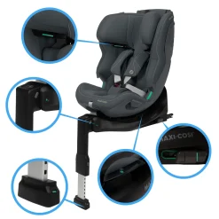 Maxi Cosi Siège Auto Emerald 360 Plus Authentic Graphite