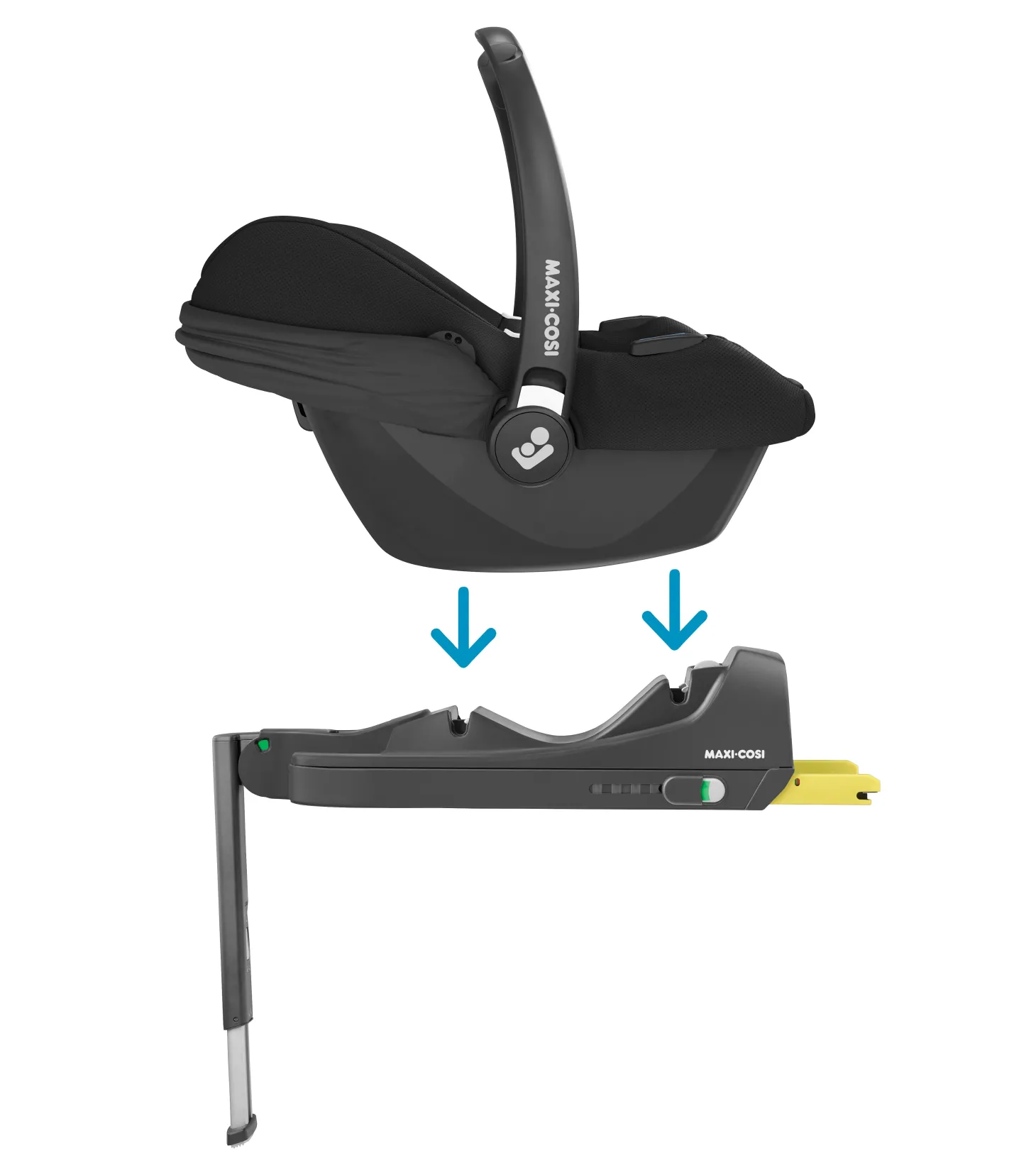Maxi Cosi Siège auto et base Cabriofix I-Size Black