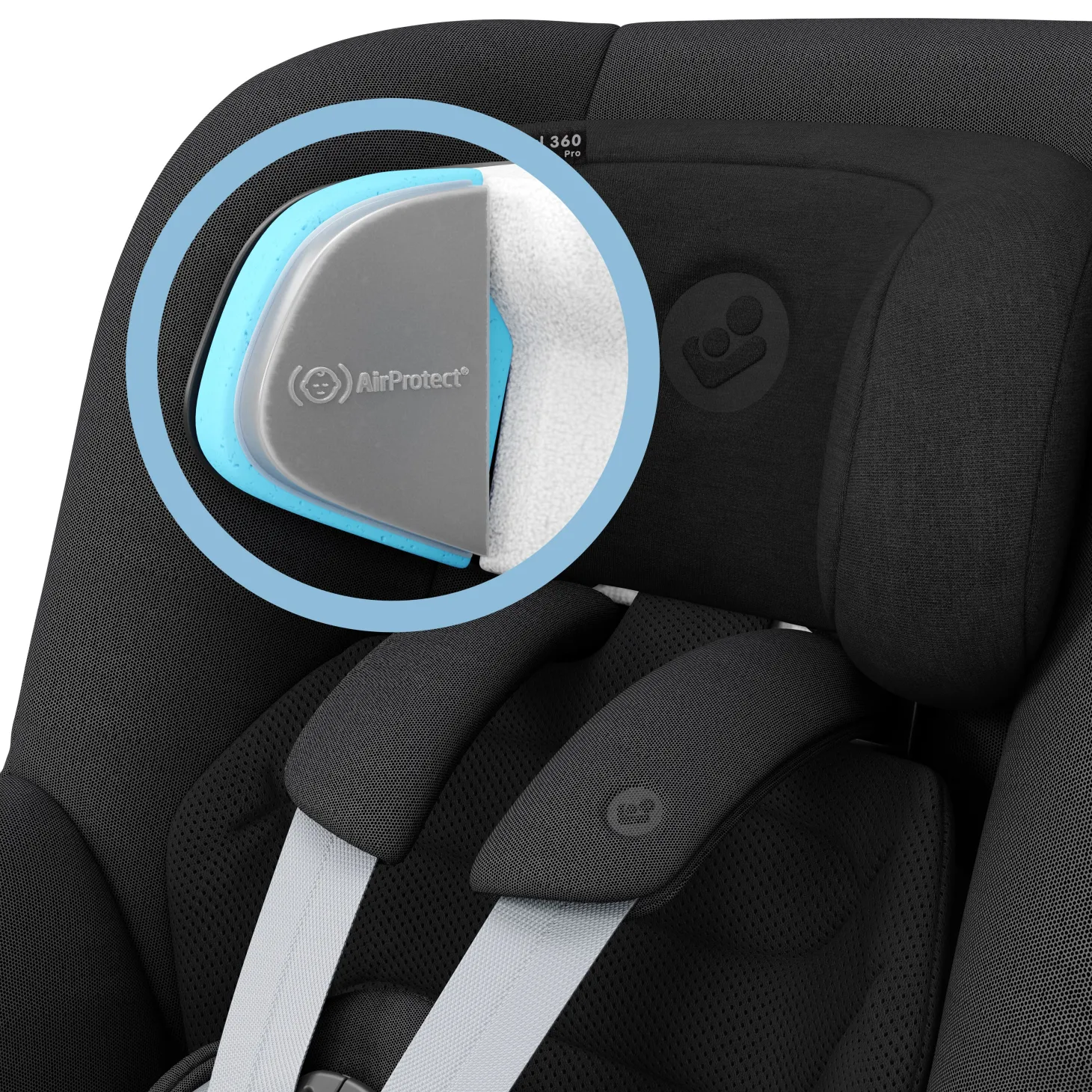 Maxi Cosi Siège auto Pearl 360 Pro Authentic Black