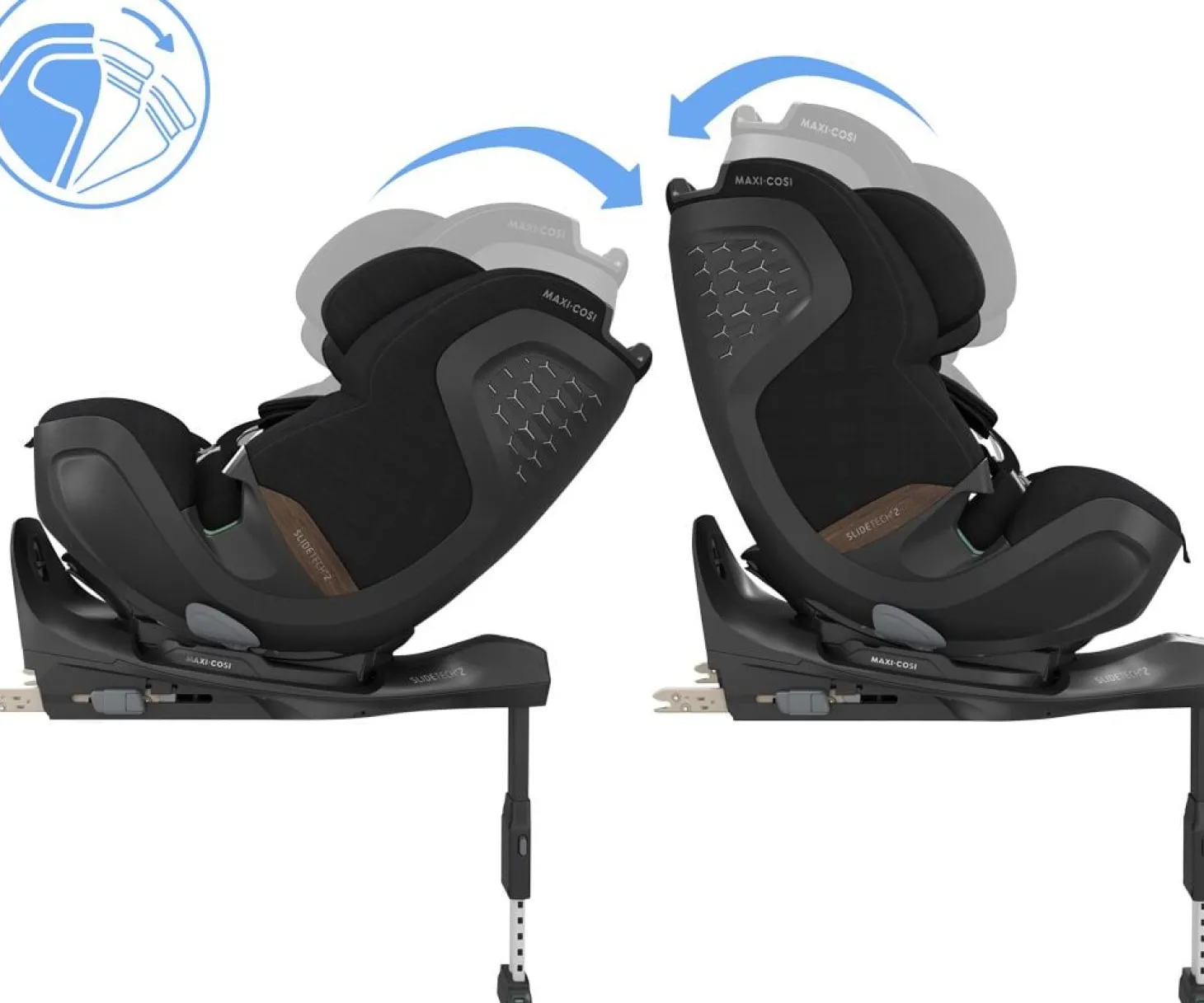 Maxi Cosi Siège auto Pearl Xl Slide Pro Authentic Black