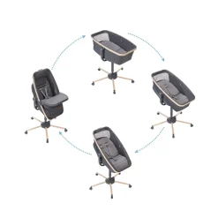 Maxi Cosi                    Transat berceau Alba 3 en 1    Beyond Graphite