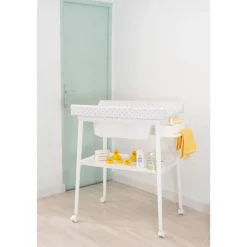Micuna Commode à langer avec baignoire Smart Blanc
