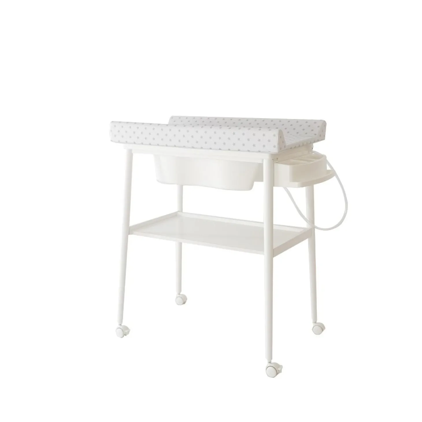 Micuna Commode à langer avec baignoire Smart Blanc