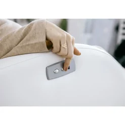Micuna Fauteil d'Allaitement Nanny Slow System Waterwood Boucle Blanc