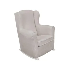 Micuna                    Fauteil d'Allaitement Nanny    Blanc Boucle Gris