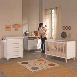 Micuna                    Lit bébé big Trevi    Blanc            70x140 cm