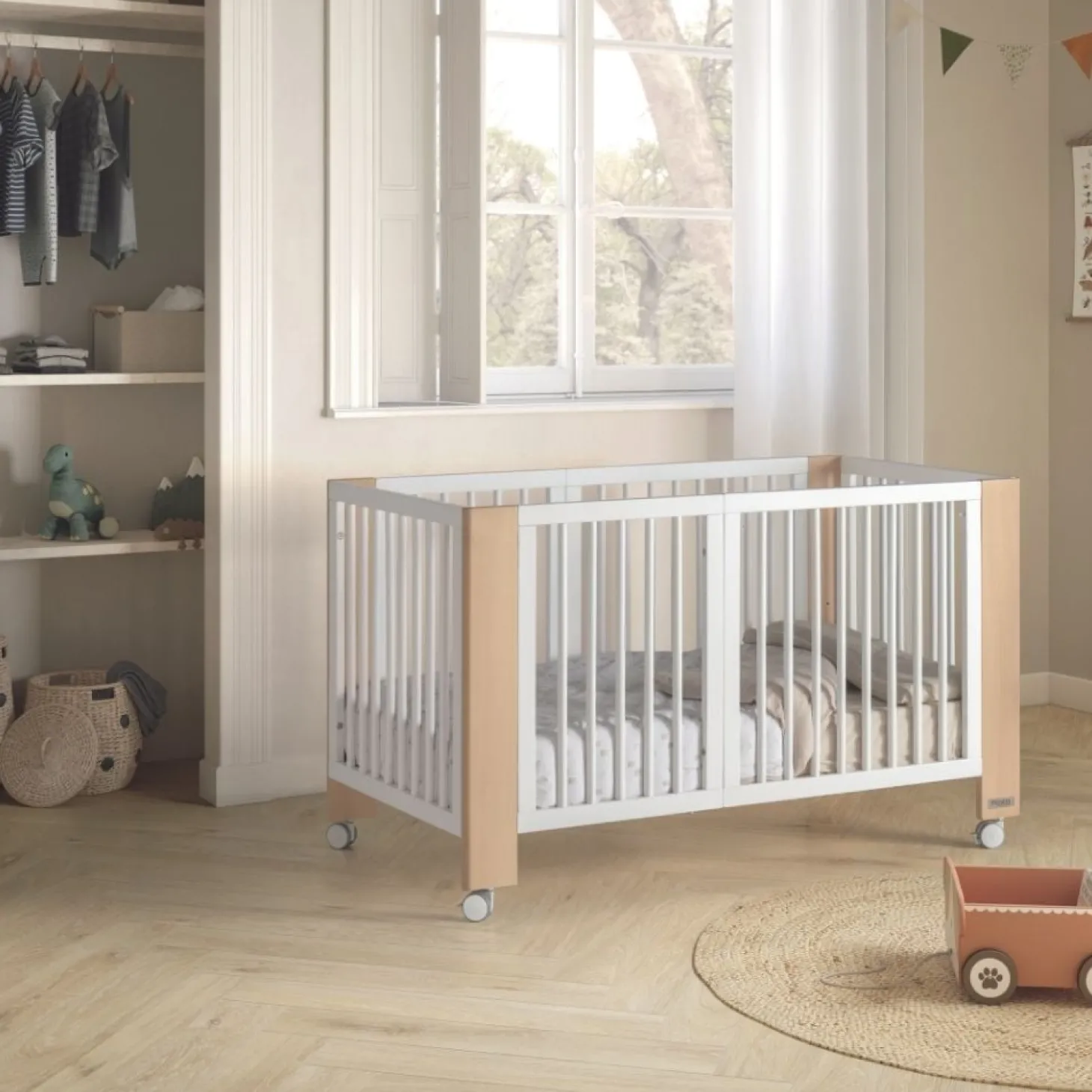 Micuna Lit bébé Converbaby Blanc