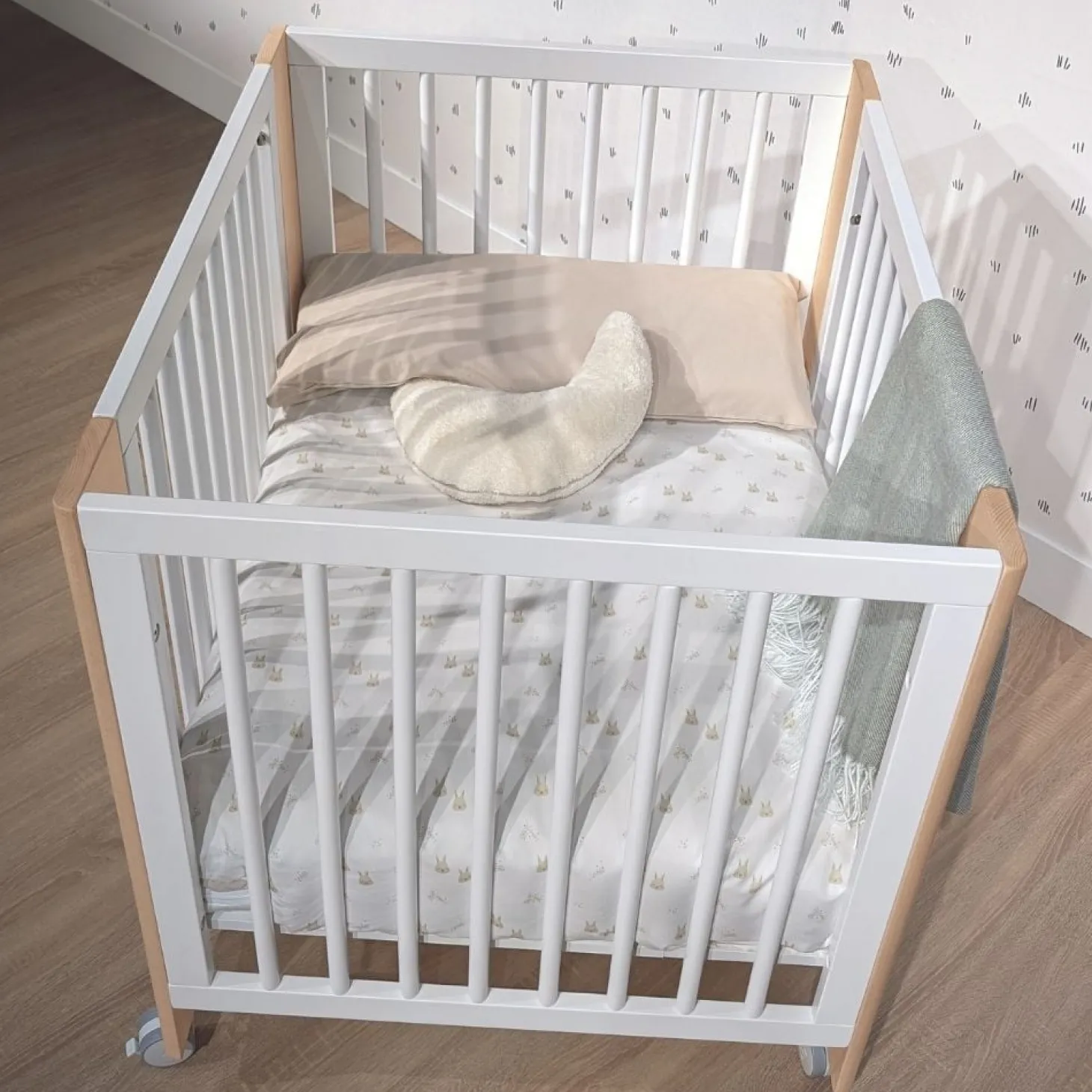 Micuna Lit bébé Converbaby Blanc