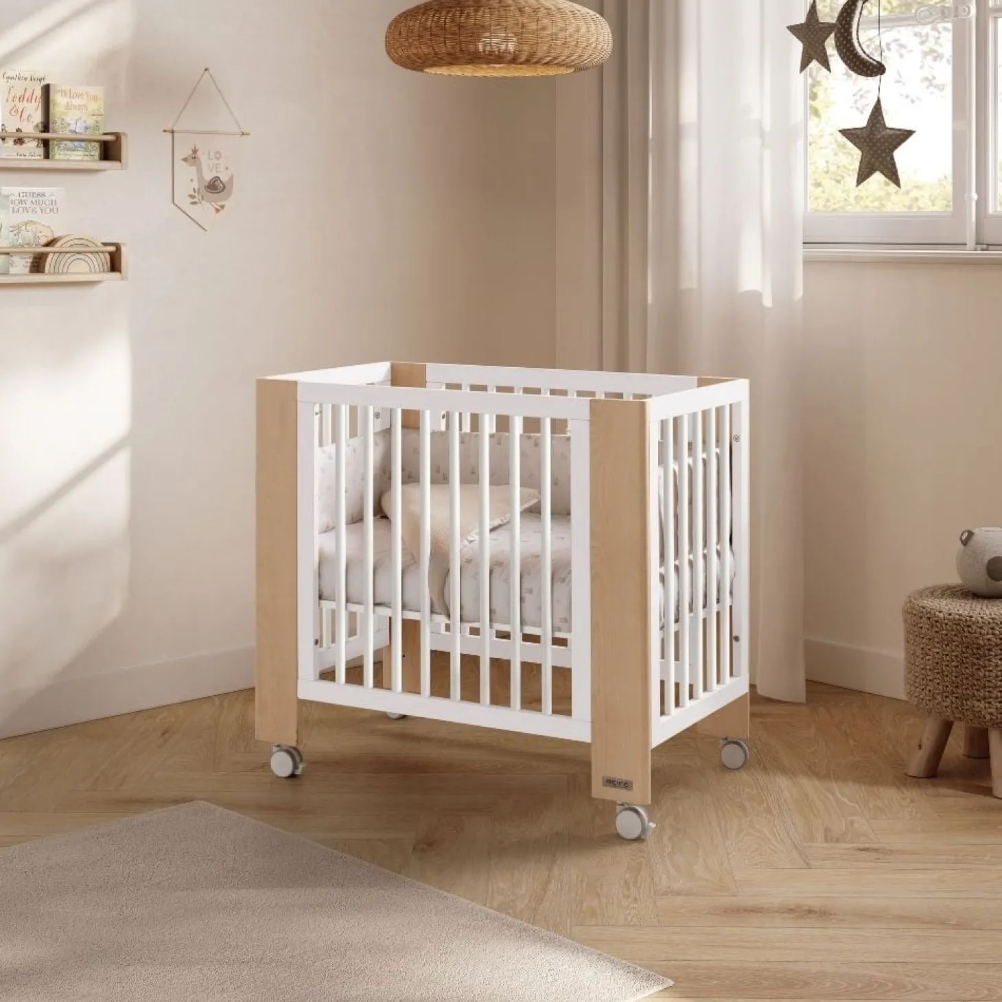 Micuna Lit bébé Converbaby Blanc