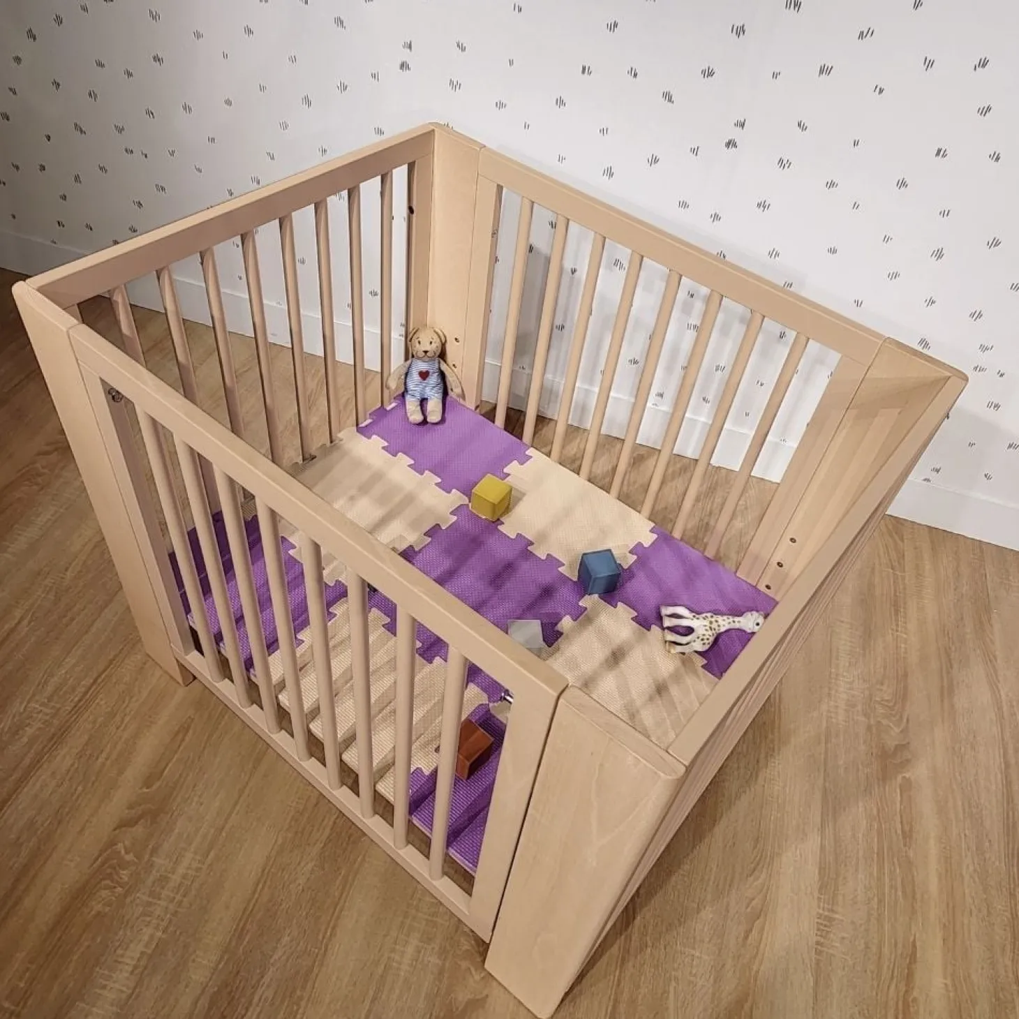 Micuna Lit bébé Converbaby Marron