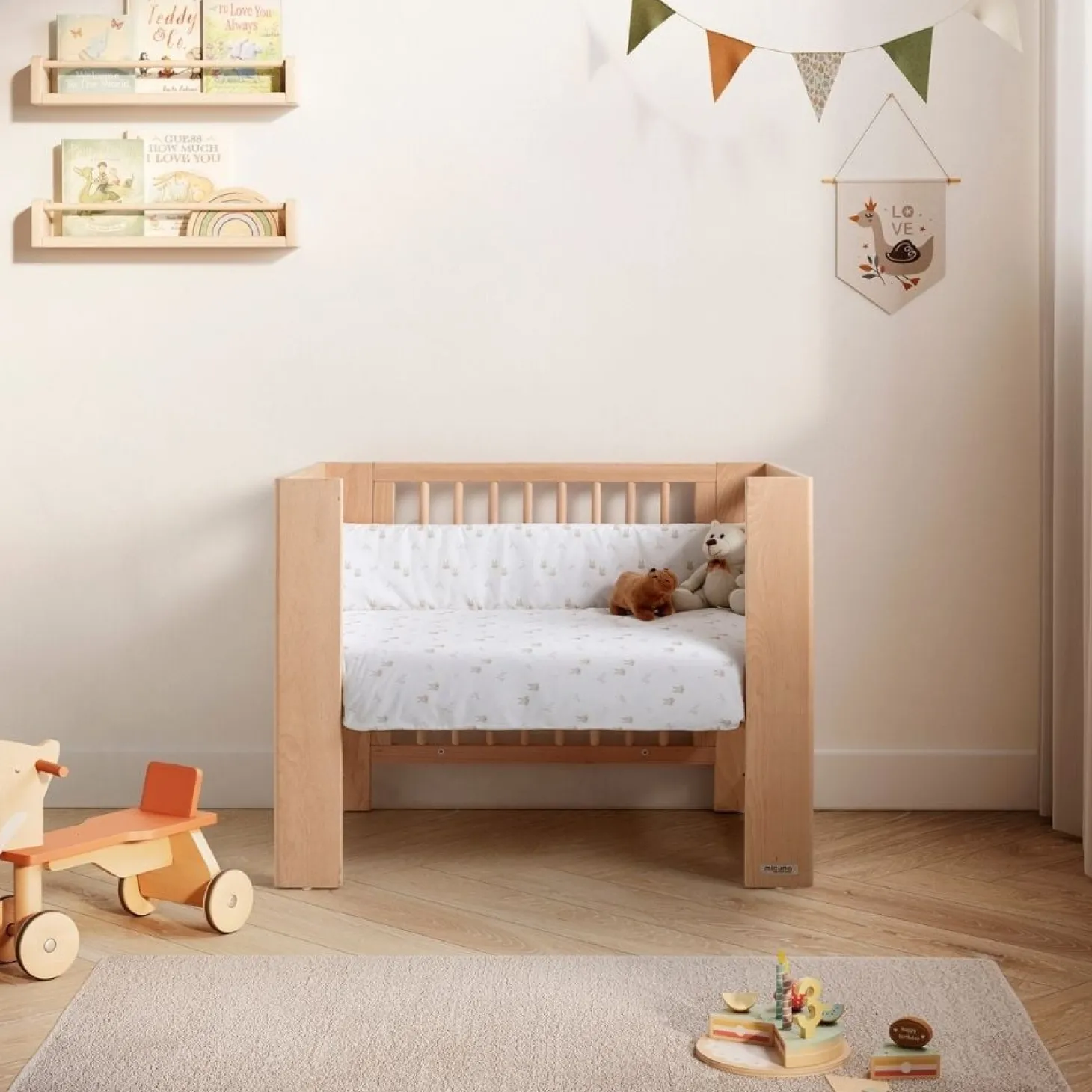 Micuna Lit bébé Converbaby Marron