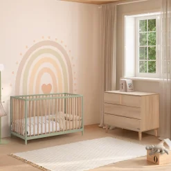 Micuna Lit Bébé Mountain Menthe Wood 60x120 cm