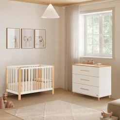 Micuna                    Lit Bébé Nayra    Blanc Wood            60x120 cm