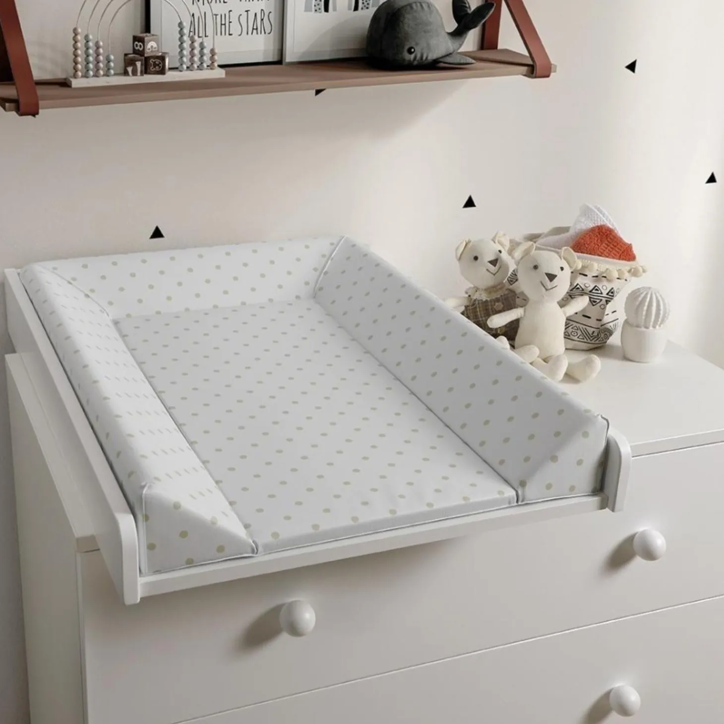 Micuna Plan à langer Blanc, poids beige Blanc