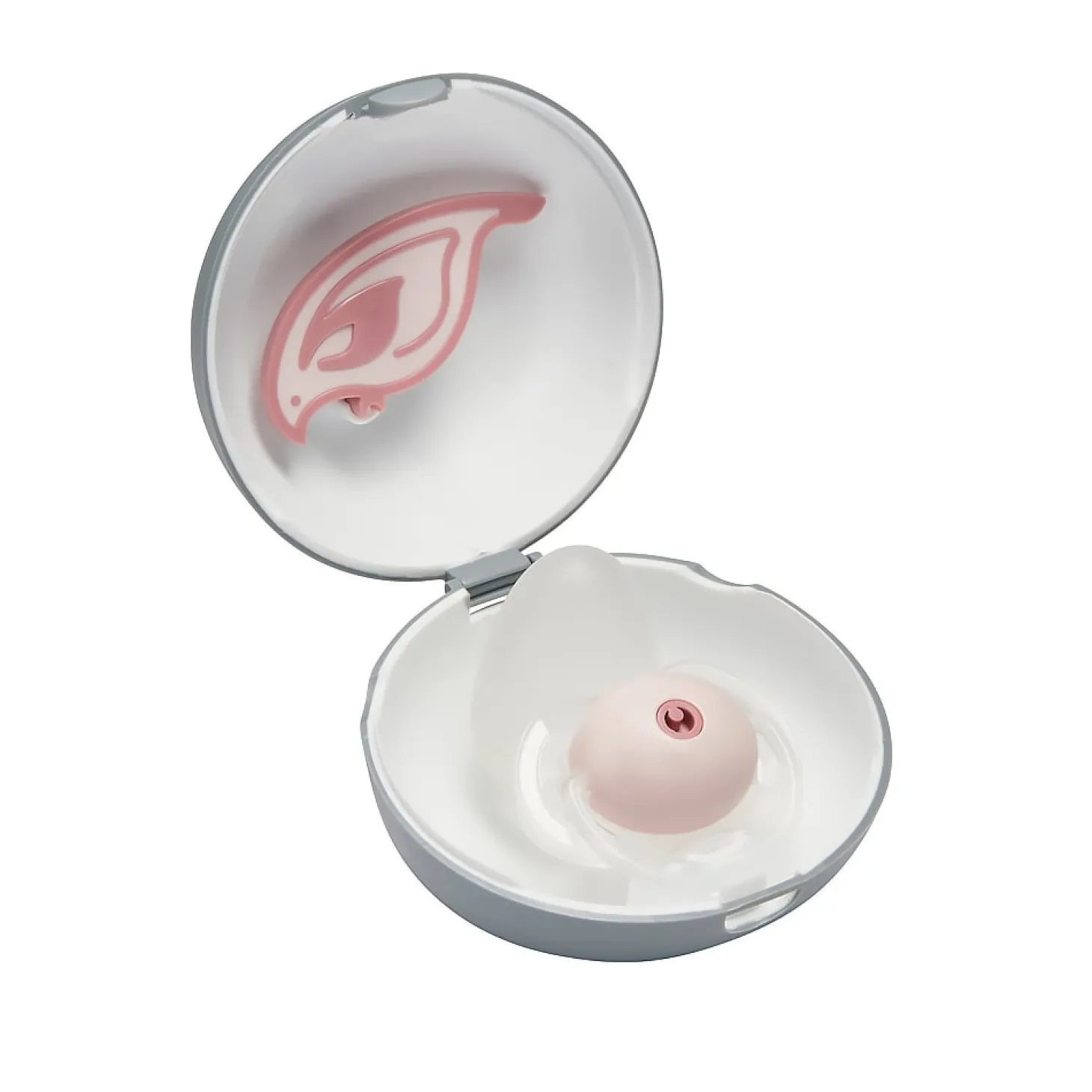 Mimipioupiou Coffret sucette réutilisable Gris perle Colors
