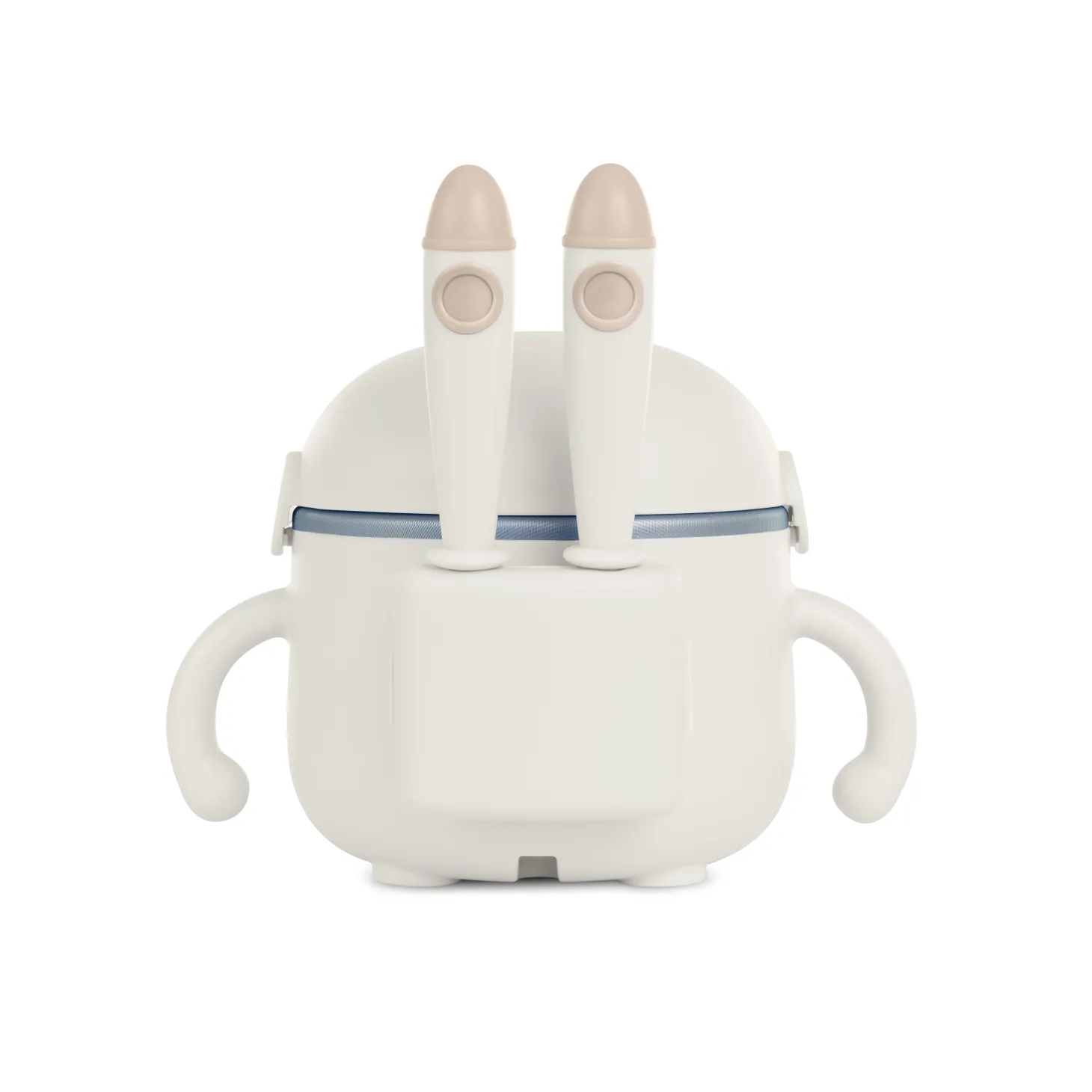 Miniland Chauffe-pot et plat On The Go Blanc