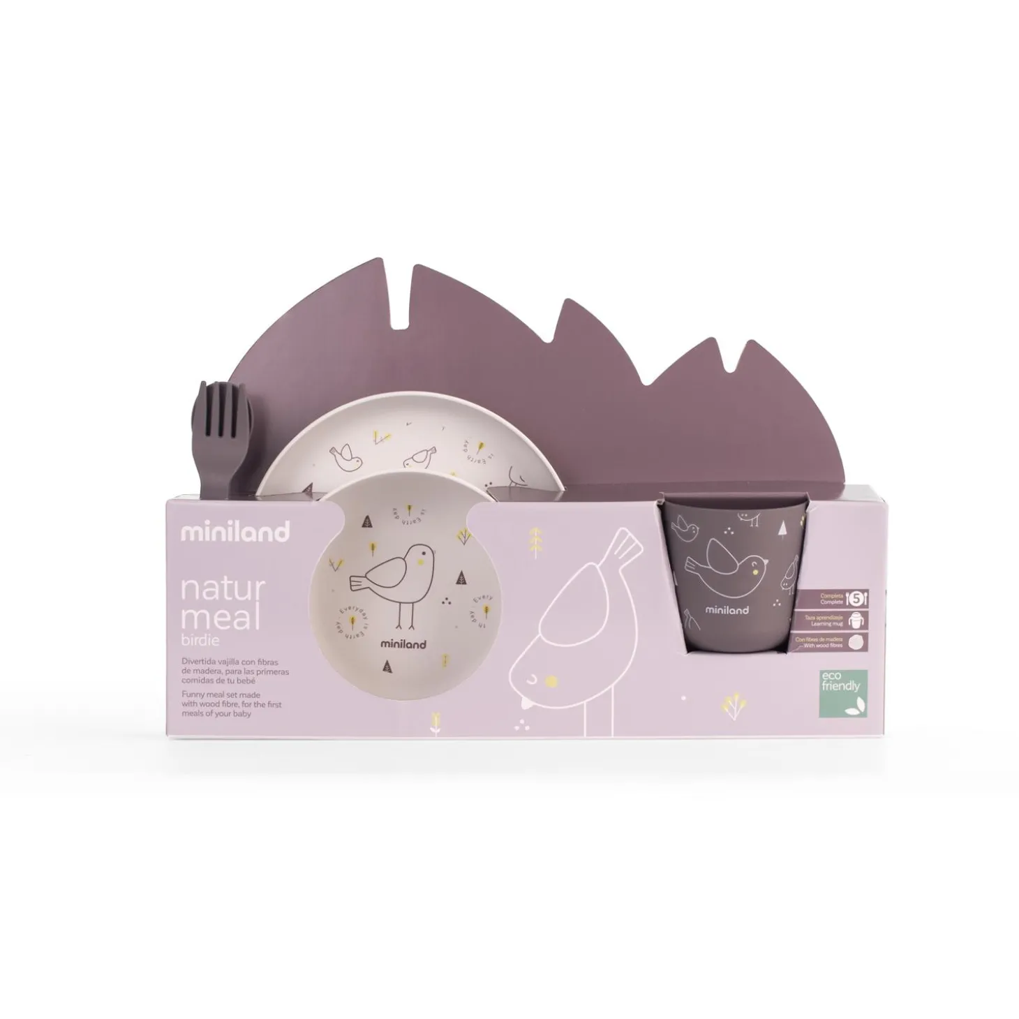 Miniland Coffret repas naturmeal Poussin
