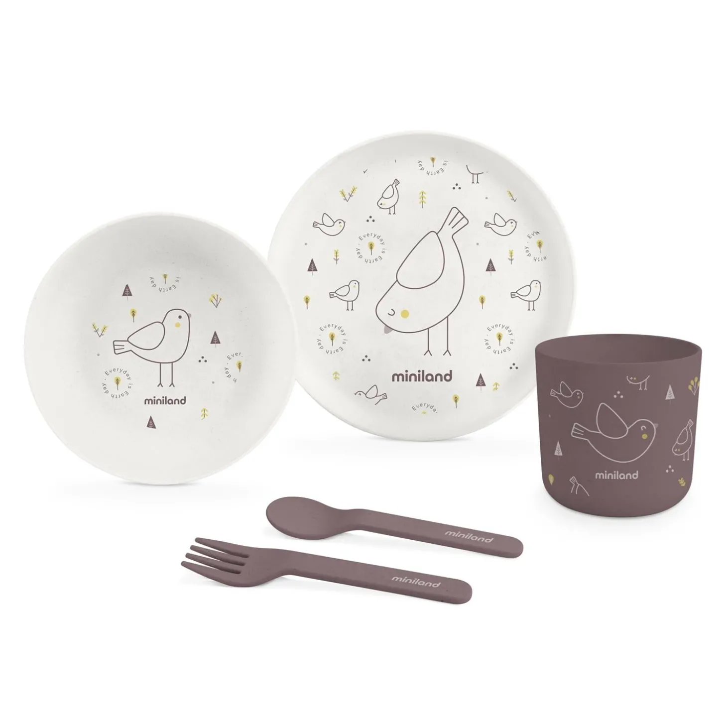 Miniland Coffret repas naturmeal Poussin