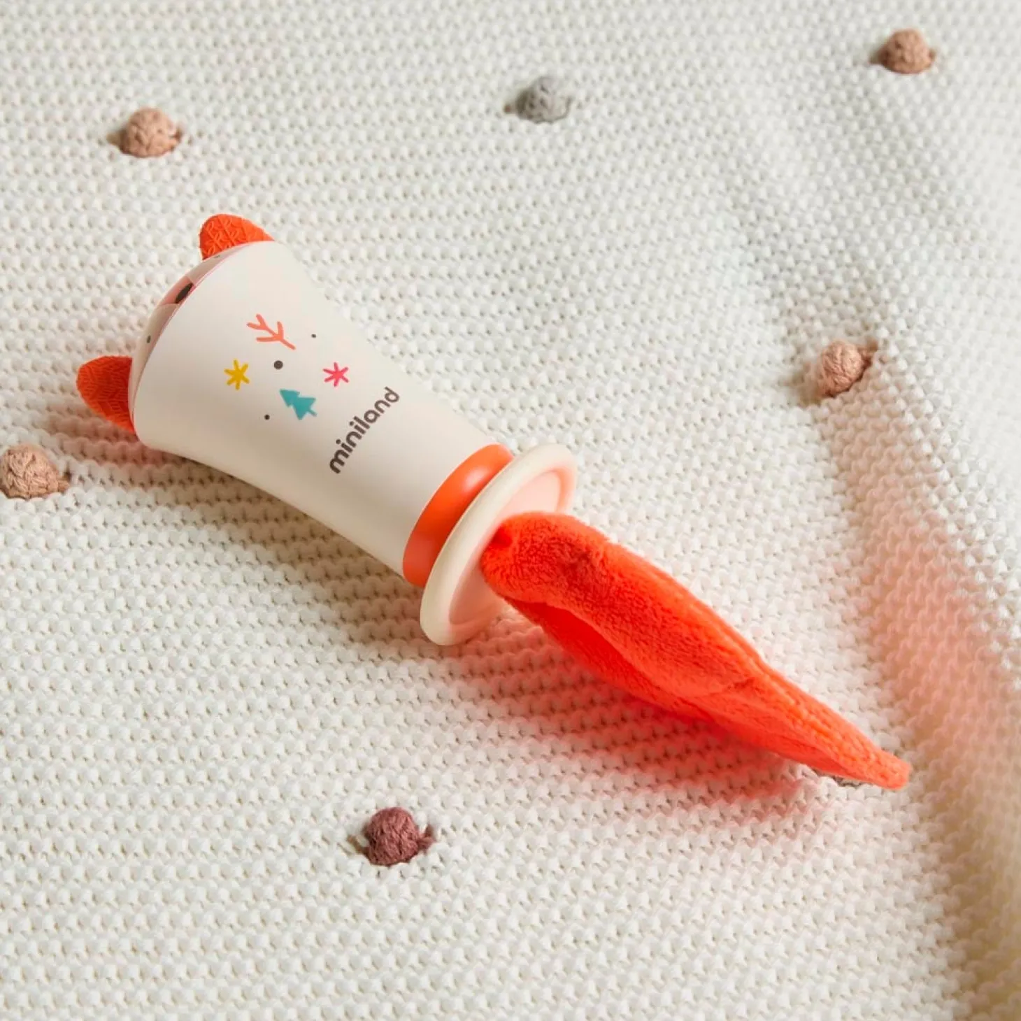 Miniland Hochet Foxy Multicolore