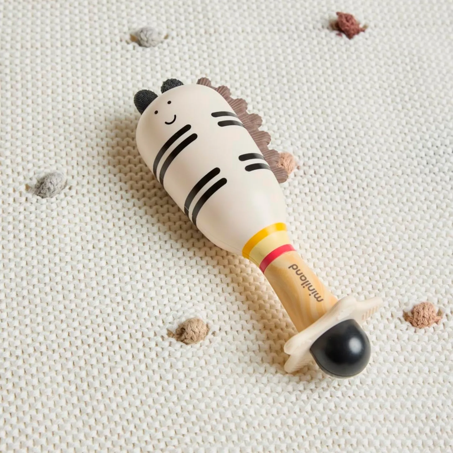Miniland Hochet Zebra Multicolore