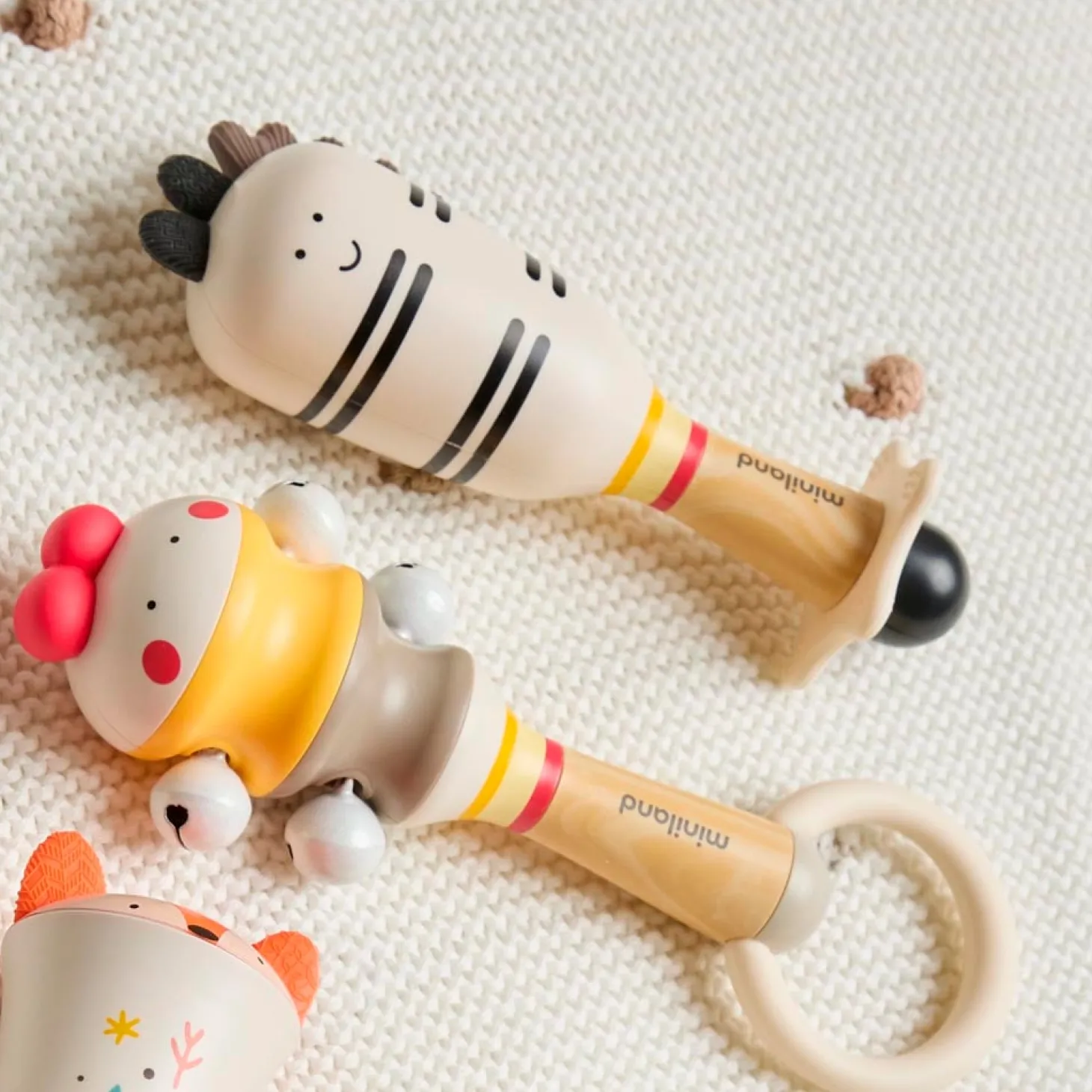 Miniland Hochet Zebra Multicolore