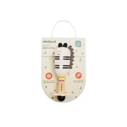 Miniland Hochet Zebra Multicolore