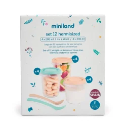 Miniland                    Set de 12 Pots de Conservation Pays de Rêve    Multicolore
