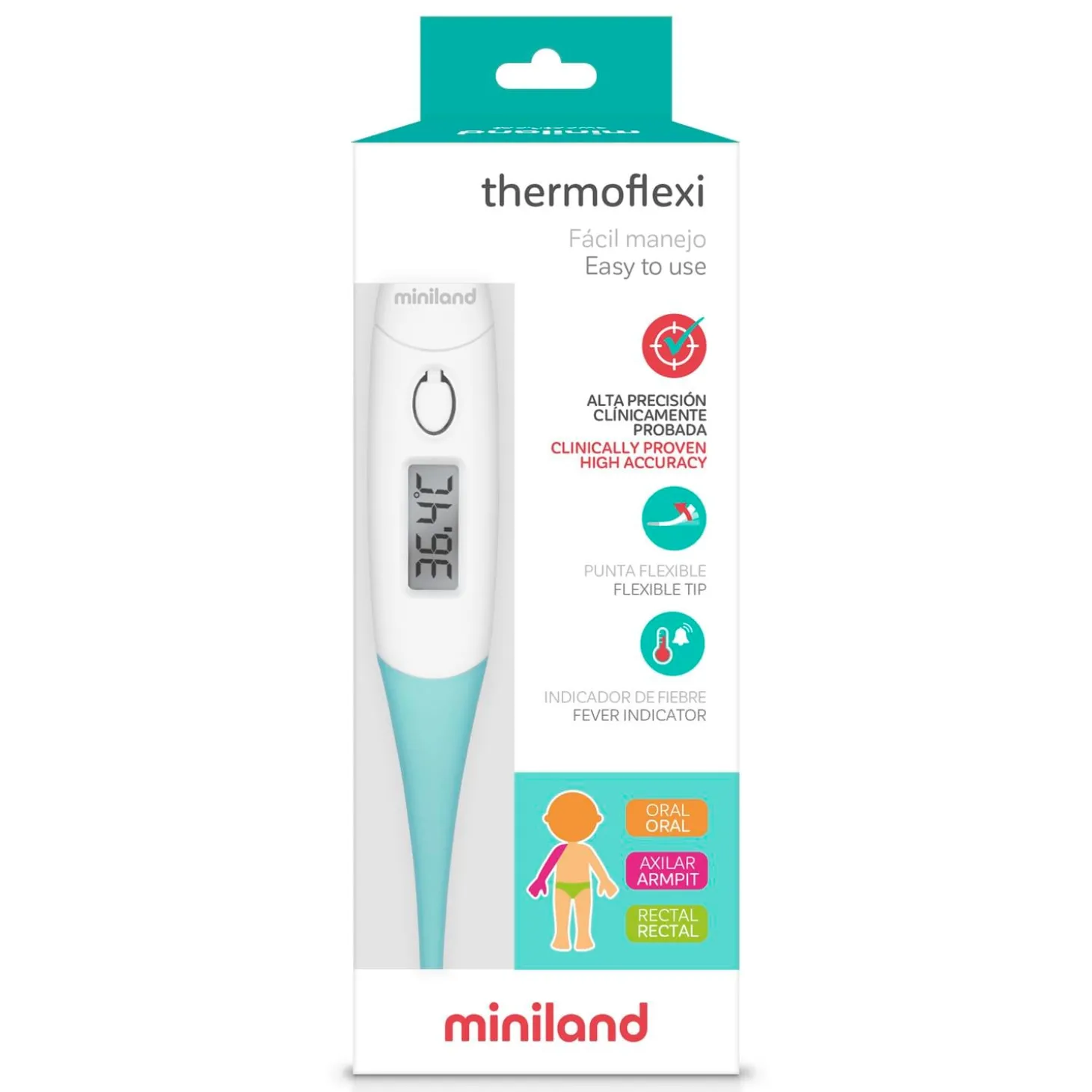 Miniland Thermomètre flexible Blanc
