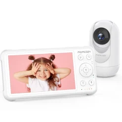 Momcozy Baby Monitor vidéo Blanc 5 pouces