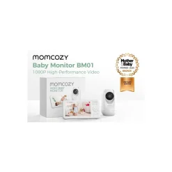 Momcozy Baby Monitor vidéo Blanc 5 pouces